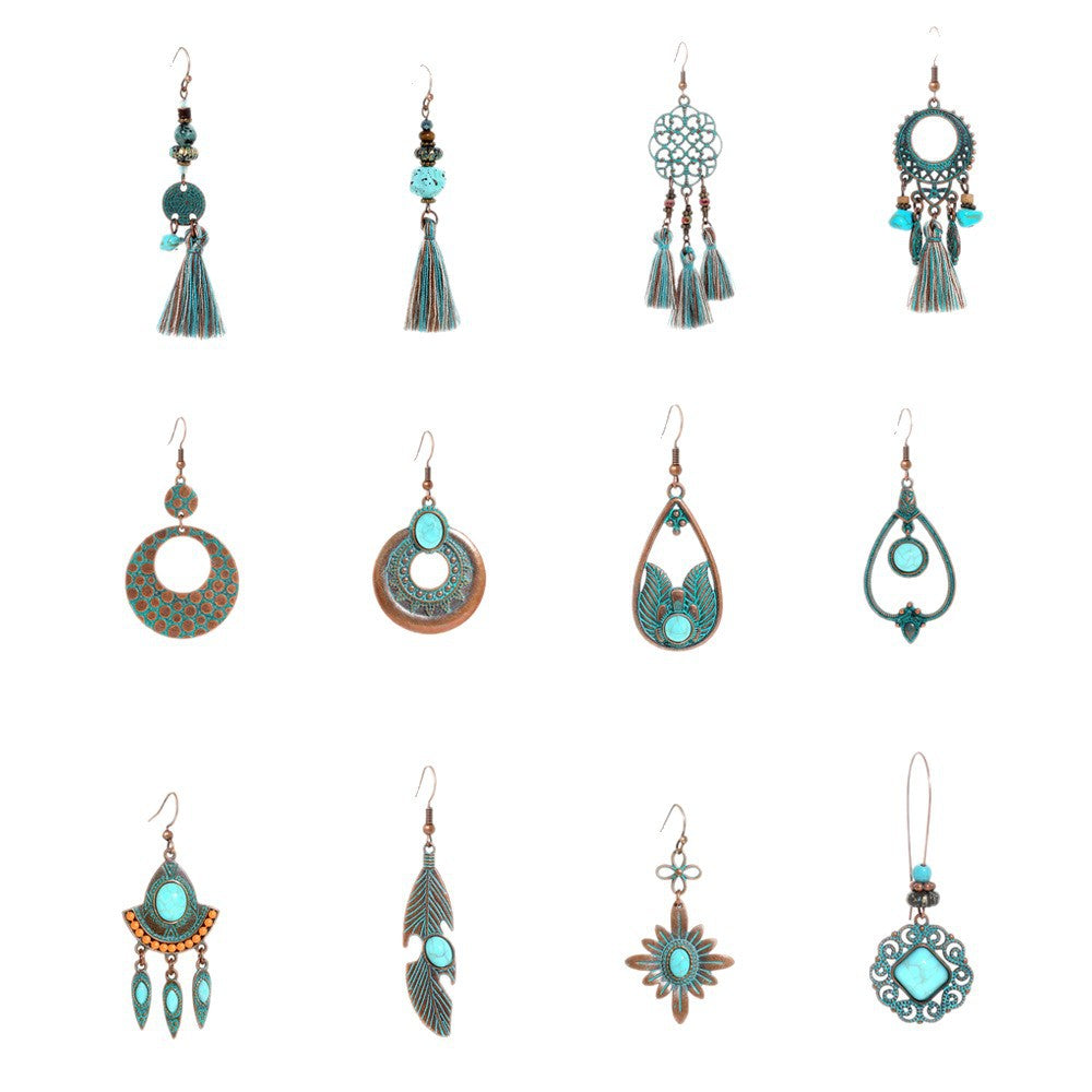 BOHO TRIO™ – Jeu de 3 Paires de Boucles d’Oreilles Bohémiennes