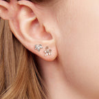 BLOSSOM PINK™ – Boucles d’Oreilles Fleurs en Argent 925