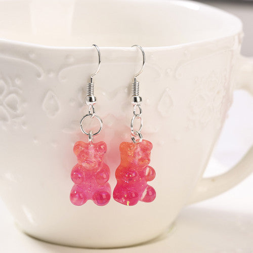 BEARLY CHARM™ – Boucles d’Oreilles Ourson en Résine