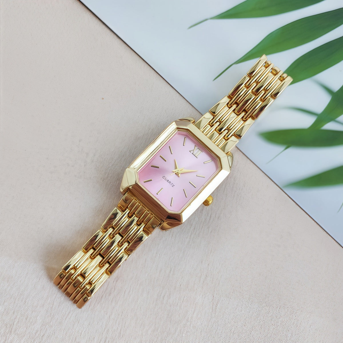 Elegant Time™ Montre Femme – Cadran Rectangulaire Couleurs Variées