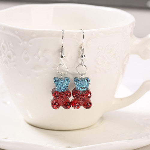 BEARLY CHARM™ – Boucles d’Oreilles Ourson en Résine